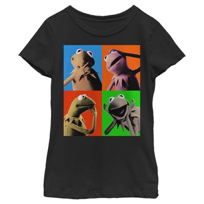 Girl's The Muppets Kermit Pop Poster T-shirt : Target