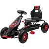 Aosom Ergonomic Pedal Go Kart Kids Ride-on Toy, Pedal Car with Tough, Wear-Resistant Tread, Go Cart Kids Car for Boys & Girls, Ages 5-12, Red - image 4 of 4