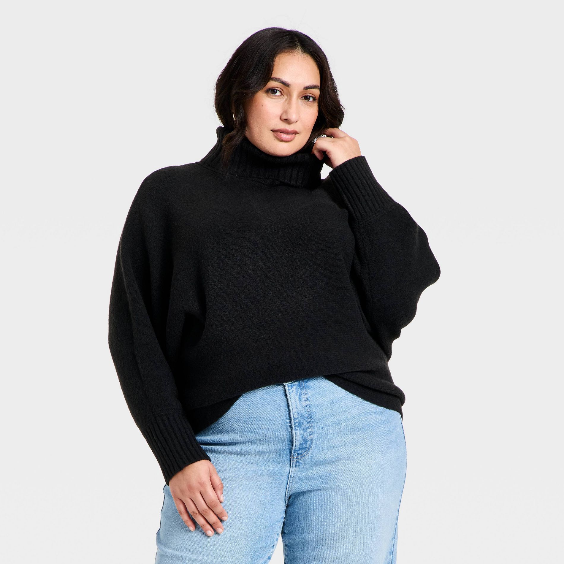 Women's Turtleneck Pullover Sweater - Ava & Viv™