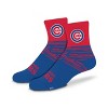 MLB Chicago Cubs Youth Quarter Socks - 2pk: Cushioned Heel & Toe, Team Logo Design - 3 of 4