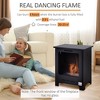 NicBex 19.75 Inch Electric Fireplace Freestanding Heater Fireplace with Overheating Protection,3H Timer,Black - 4 of 4