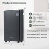 Costway 4500 Sq. Ft Dehumidifier for Basement with 4 Modes 3-Color Indicator 24H Timer - 3 of 4