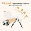 Tangkula Set of 2 Outdoor PP Folding Chair Adjustable Reclining 7-Level All-Weather Patio - 2 of 4
