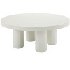 Loanna White Finish Coffee Table - 4 of 4