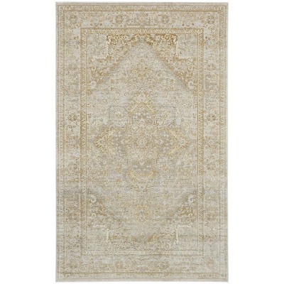 Aura Modern Oriental Ivory/Gold Area Rug