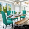 PiccoCasa Stretch Spandex Fabric Removable Washable Parsons Chair Slipcover - 2 of 4