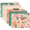 Juvale 12 Pack Letter Size Flower File Folders with 1/3 Cut Tab, 6 Floral Designs, Letter Size, 9.5 x 11.5 In - image 3 of 4