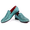 Santimon Mens Glitter Loafers Slip-On Dress Shoes – Sparkly Tuxedo & Suit Shoes for Weddings, Parties, and Formal Events - 4 of 4