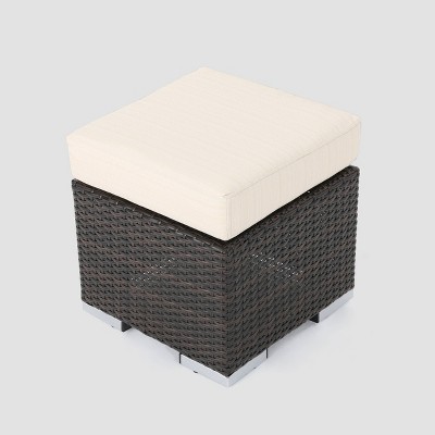 rattan ottoman target