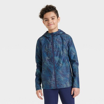 Boys' Rain Jacket - All In Motion™ Blue Xs : Target