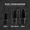 HydroJug Sport - Stainless Steel Tumbler with Straw, Vacuum Insulated, Leakproof Water Bottle, Ergonomic Design, Dishwasher Safe - 4 of 4