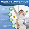 Magnesium Glycinate 500mg, Chelated Magnesium with Zinc & Vitamin D3 for Muscle, Nerve & Bone, Support Heart Health & Leg Cramp - 120cts - 4 of 4