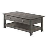 Clonard Wooden Coffee Table Gray - HOMES: Inside + Out