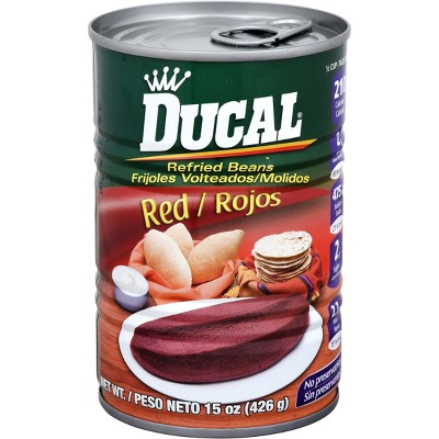 Ducal Refried Red Beans - 15oz