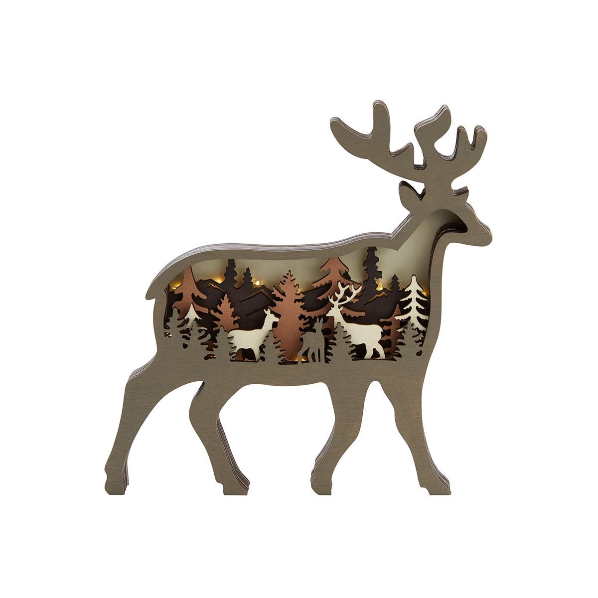 The Lakeside Collection Lighted Woodland Animals - - thumbnail 8