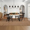 Modern Abstract Rug Washable Rug Non Slip, Low Pile Thin Foldable Mat - 4 of 4