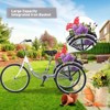 Aukfa 24" Adult Cruiser Trike With Large Rear Basket, Front And Rear Brakes and High-Strength Steel Frame, Unisex - 4 of 4