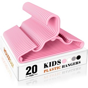 HOUSE DAY 11 Inch Non-Slip Durable Plastic Baby and Kids Hangers - 1 of 4