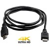 Lot of 100 Digital High-Speed 1.4 HDMI Cables 4K/30Hz 10.2Gbps PVC 2160p Universal Wire Black Cord by SatelliteSale 6 feet - 3 of 4