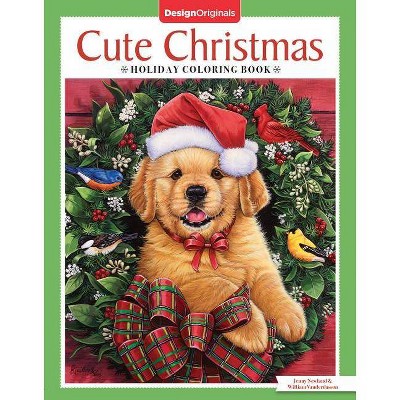 Cute Christmas Holiday Coloring Book - by  Jenny Newland & William Vanderdasson (Paperback)