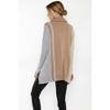 J CASHMERE Women's 100% Pure Cashmere Cocoon Dolman Sleeve Cowlneck Sweater - 2 of 4