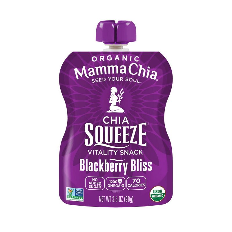 Mamma Chia Blackberry Bliss Chia Squeeze - 3.5oz/4ct, 3 of 11