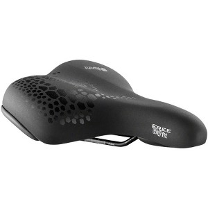 Selle Royal Freeway Fit Saddle - Steel, Black, Relaxed - 1 of 2