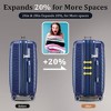 Whisen 4-Piece Luggage Set with Spinner Wheels & TSA Lock (14"/20"/24"/28") - 4 of 4