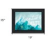 HomeRoots Adventure Awaits Black Framed Print Wall Art - 3 of 3