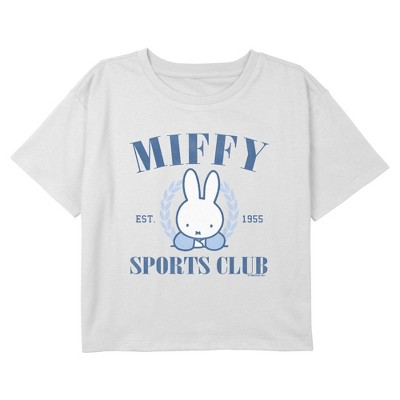 Girls Miffy Sports Club Est 1955 T Shirt