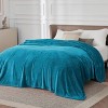 Cozy Comfort by Bedsure | Flannel Blanket Solid 260GSM Soft Fuzzy Plush Bed Blanket - 2 of 4