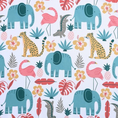 Full Pink Animal Print Microfiber Sheet Set