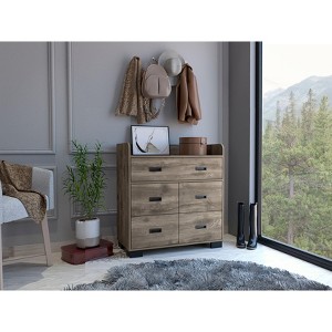 NicBex Dresser 5-Drawer Dresser Chest of Drawers Tall Dresser with Storage Drawers for Bederoom, Living Room - 1 of 4