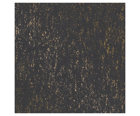 Devine Color Metallic Texture Peel and Stick Wallpaper - Black and Karat