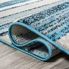 Magnolia Beach Strie' Striped Area Rug - JONATHAN Y - 4 of 4
