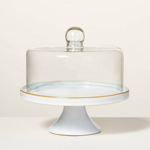 Cake stand and outlet lid