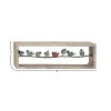 Metal Bird Wall Decor White - Olivia & May: Farmhouse Style, Hardwood Frame, Animal Artwork, Spot Clean - 3 of 4