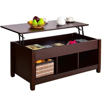 Tangkula Multifunctional Modern Lift Top Coffee Table Desk Dining Furniture For Home, Living Room, Decor