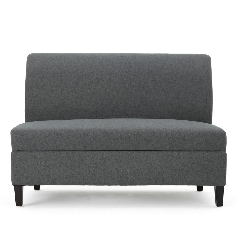 Photos - Sofa Tovah Storage Loveseat Charcoal - Christopher Knight Home