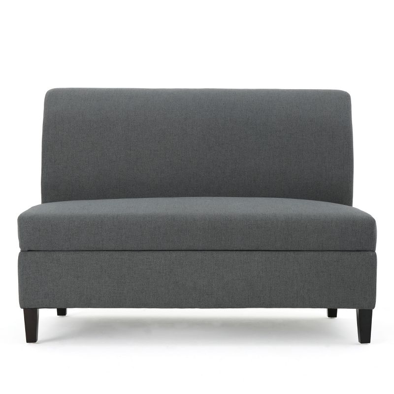 Tovah Storage Loveseat Charcoal - Christopher Knight Home, 1 of 6