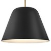 Lark Madi 1 - Light Pendant in  Lacquered Brass/Black - 4 of 4