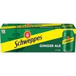 Schweppes Ginger Ale Soda - 12pk/12 fl oz Cans