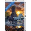 Trends International Vincent Hie - Unicorns On A Beach Unframed Wall Poster Prints - 3 of 4