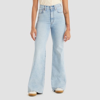 Buy Light Blue Bell Bottom jeans for women for women