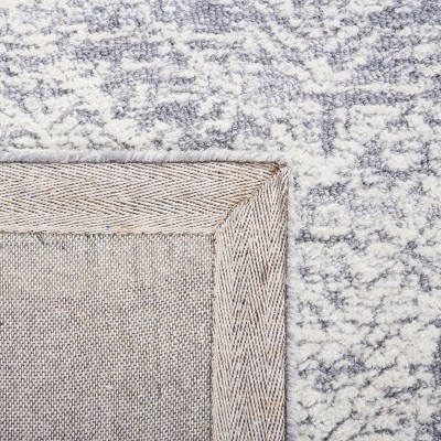 Ivory and Gray Hand-Tufted Wool Area Rug, 8' x 10'