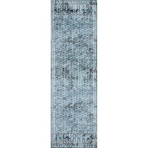 Nuloom Prestyn Pet Friendly Machine Washable Faded Trellis Area Rug - 1 of 4