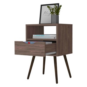 Gulches Stylish Nightstand with Open Shelf and Drawer ¡§C Perfect for Any Bedroom - 1 of 4