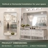Keonjinn Framed Wall Mirror, Modern Rectangular Bathroom Vanity Mirror, Wall Mounted - 3 of 4