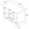 39.37" Hampton Buffet Stand - Manhattan Comfort - 3 of 4