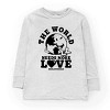 The Juniper Shop SmileyWorld The World Needs More Love Youth Long Sleeve Tee - 2 of 4